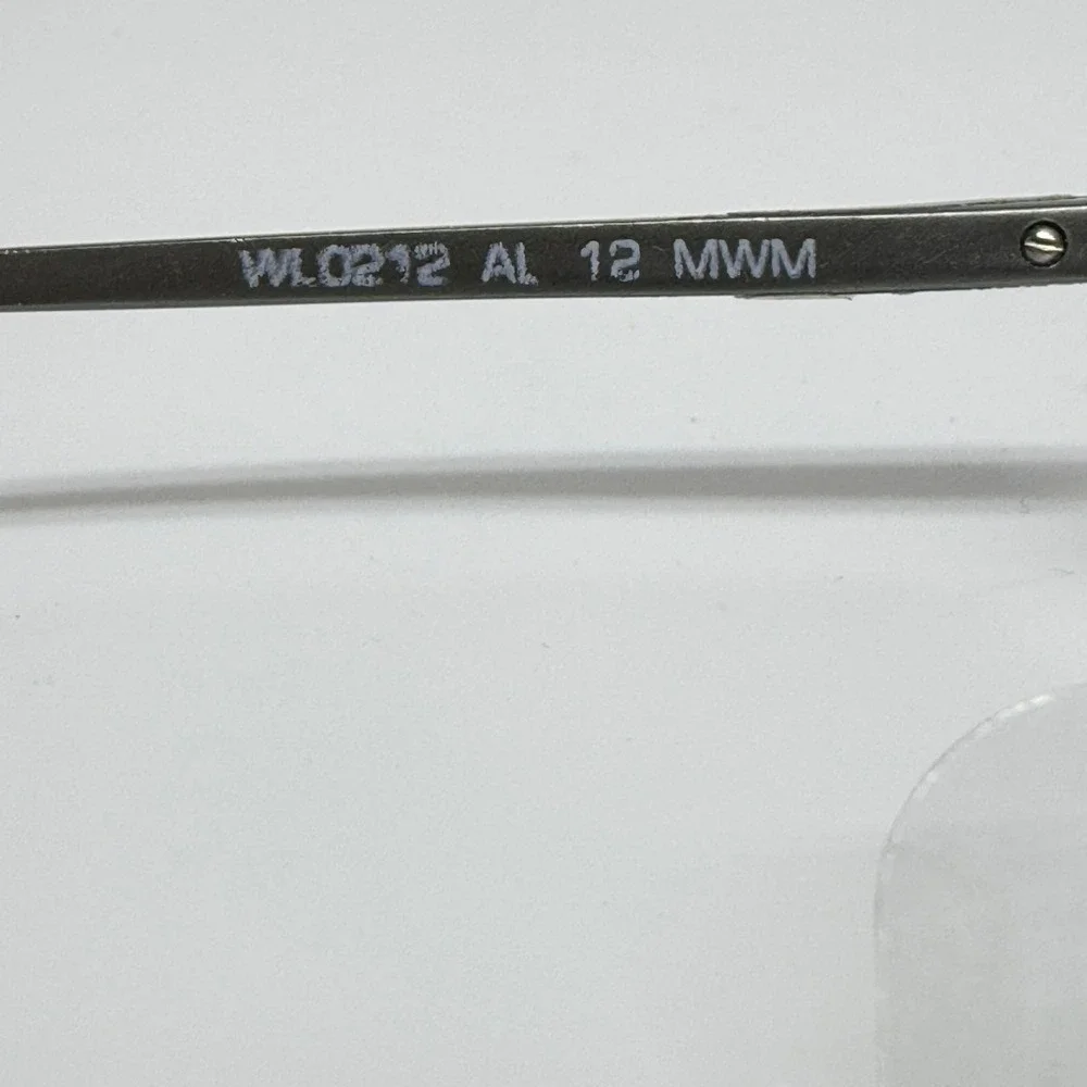 MagniVision Rimless Reading Glasses WL0212 AL 12‎ MWM Gray Metal Frame 21652